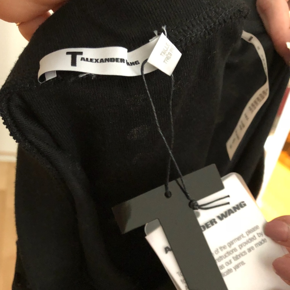 Alexander Wang pattern skirt with mini beneath